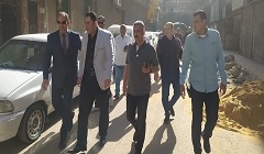 تفقد أعمال التطوير الجارية بنطاق الحي 