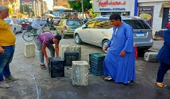 رفع الباعة الجائلين من ميدان الحلمية