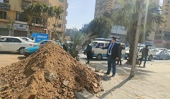 رفع مخلفات حفر مشروع مثلث ماسبيرو