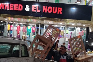 رفع اشغالات التوحيد والنور بشارع مكرم عبيد