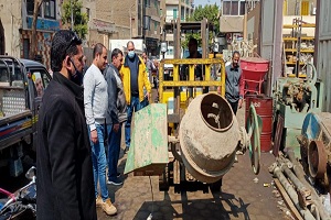 حملة مكبرة لرفع الإشغالات بالحي