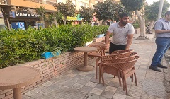 حملة لرفع الاشغالات بشارع عبد الحميد ابوهيف