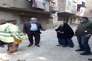 متابعة الاعمال اليومية بالحي 
