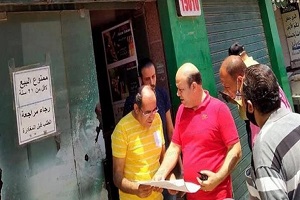غلق وتشميع محل خمور بدون ترخيص بحي عين شمس