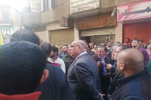 لجنة هندسية لفحص العقارات المجاورة للعقار المنهار بالحي 