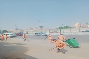 نظافة طريق الأوتوستراد