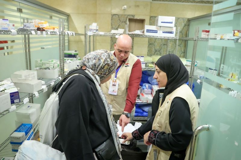 الصحة: تقديم 22 ألفا و458 خدمة طبية عبر عيادات بعثة الحج المصرية 