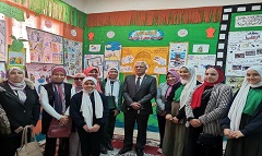 مدير تعليم العاصمة يشهد مسابقة التحقيق الصحفى الإلكترونى