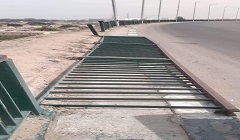 اصلاح تلفيات بكوبري الملك خالد 