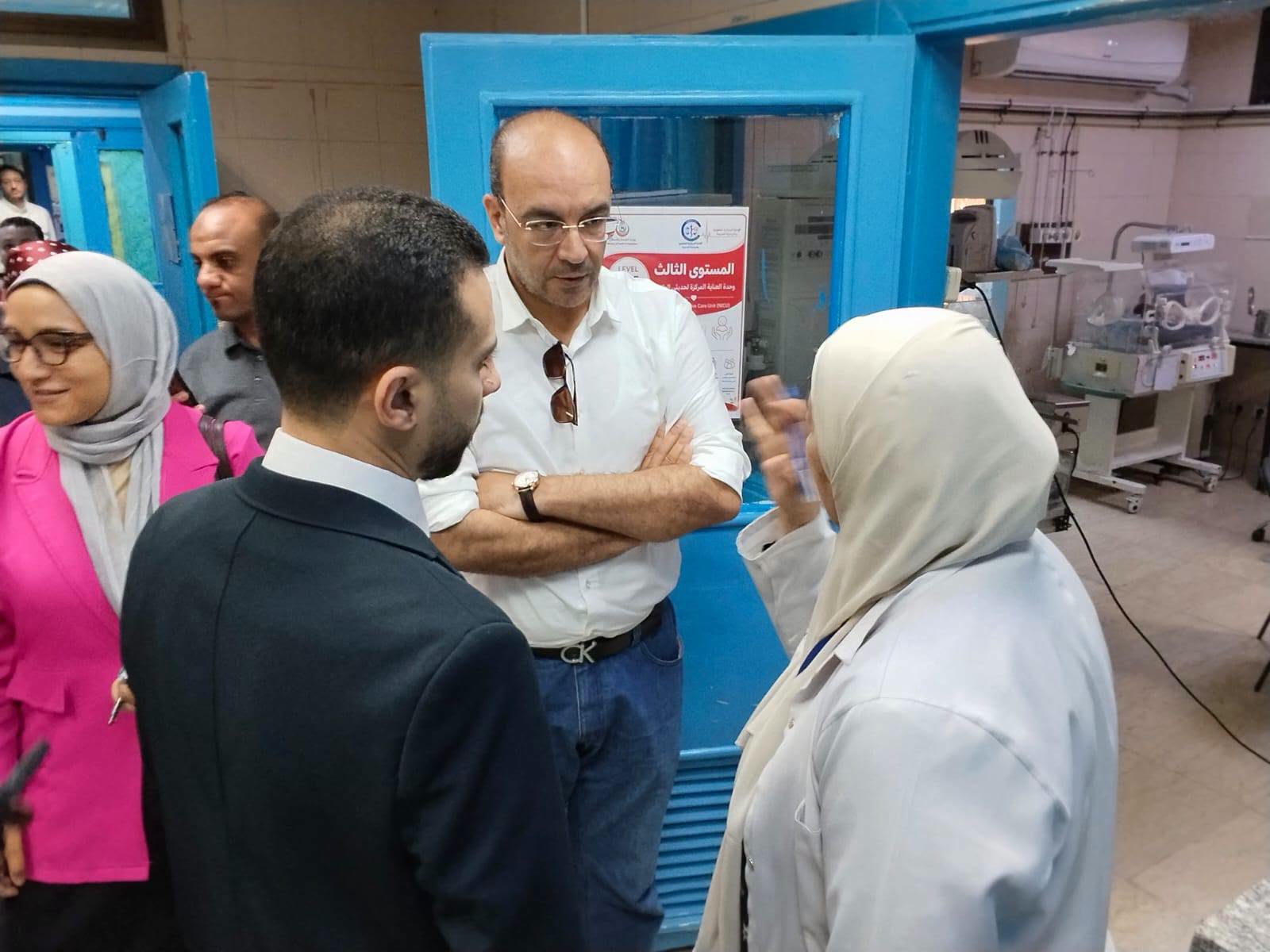 مدير الصحة بالقاهرة يتفقد مستشفى منشية البكري 