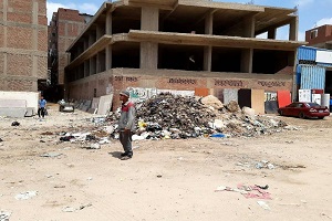 أعمال نظافة ببعض مناطق حي المرج