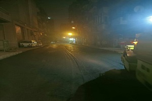 رصف شارع القبيسي