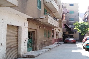 متابعة اعمال النظافة بالحي 
