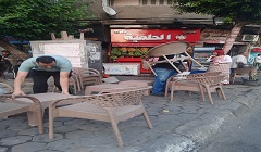 حملة مكبرة لرفع الإشغالات بالحي