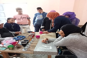 مديرية الشباب والرياضة تقيم دورات تدريبية للشباب على المهن اليدوية والحرفية