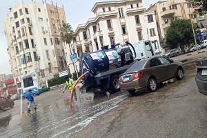 شركة الصرف الصحي: انتشار المعدات في المحاور والميادين الرئيسية استعداداً لسقوط أمطار 