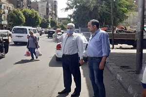 الاستمرار فى حملات الاشغالات بنطاق الحى