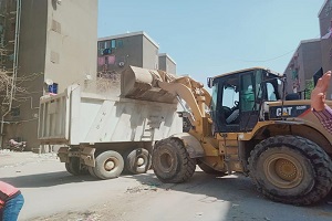 أعمال نظافة بالحي