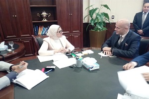 وزيرة الصحة تلتقي ممثل صندوق الأمم المتحدة للسكان لتعزيز سبل التعاون.jpg