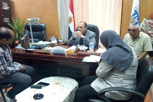 إجتماع بديوان الحي مع مديري المدارس 
