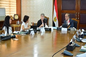 وزير التنمية المحلية يلتقي وفد الوكالة الألمانية للتعاون الدولي GIZ‎