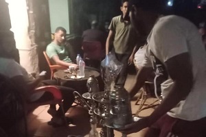 حملة لرفع الاشغالات من كافيه ليالي الحجاز