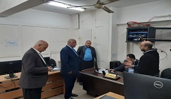 متابعة سير العمل بالمركز التكنولوجي 