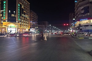 أعمال تطوير ورفع كفاءة الشوارع بالحي