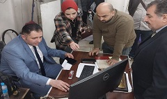زيارة مفاجئة لمبنى الحى 
