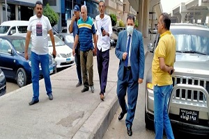 متابعة الاعمال اليومية بالحي 