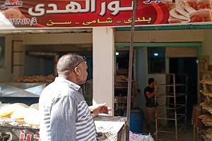 رفع الاشغالات من مخبز نور الهدى بشارع صعب صالح