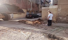 متابعة مايتم من أعمال بنطاق الحي
