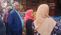 حملة مكبرة لرفع الاشغالات بنطاق الحى 