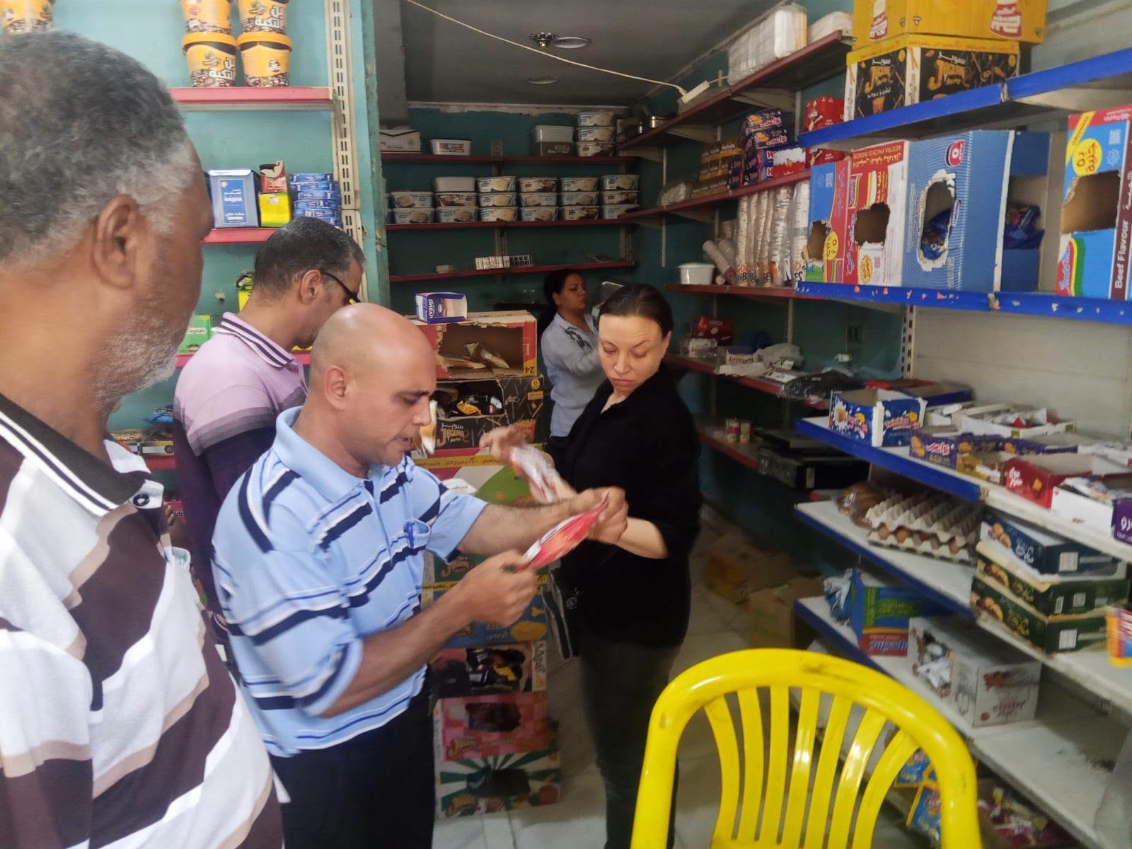 استمرار الحملات الرقابية لفرض الانضباط بحي التبين
