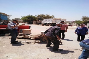 تكثيف الحملات اليومية للنظافة ورفع الاشغالات في حي طره 