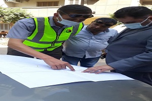 متابعة الاعمال اليومية بالحي 