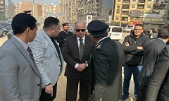 Cairo Governor inspects repair work of Helmeya water pipe 