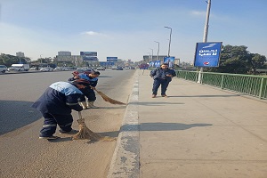 حملة لتطبيق اّليات النظافة الجديدة بالمنطقة الغربية 