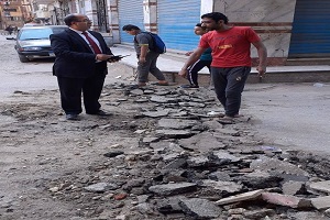 إيقاف اعمال حفر بدون ترخيص 