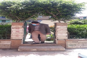 متابعة الأعمال اليومية بالحي 