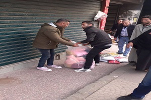 حملة لرفع إشغالات الباعة الجائلين