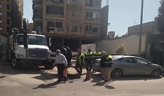 تطهير بالوعات الصرف الصحي بشارع الخليج