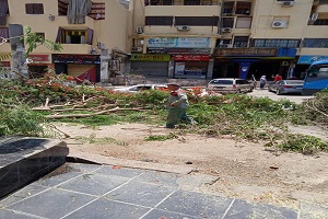 أستكمال أعمال المحور المروري الجديد