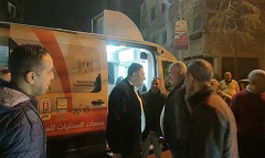 متابعة فريق العمل بمركز اصدار التراخيص 