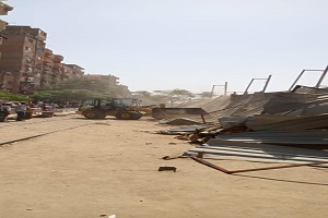 حملة لرفع الإشغالات من السكة الحديد وطريق الاوتوستراد