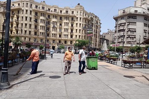 نظافة شوارع الحي