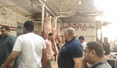 المرور على منافذ بيع اللحوم و السلع التموينية  بنطاق الحي  
