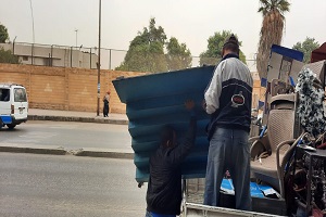 حملات مكثفه لرفع الاشغالات وضبط المخالفات بالحي