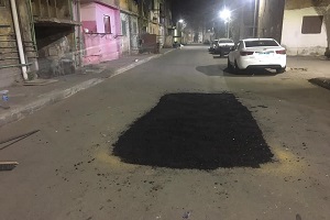 تطوير ورفع كفاءة شوارع الحي