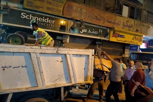 حملة ميدانية بقيادة رئيس الحي 